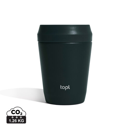 Topl Recycled Staal To Go beker gepatenteerd 360 Lid 235ml RBTGS8SA Topl Recycled Staal To Go beker gepatenteerd 360 Lid 235ml RBTGS8SA