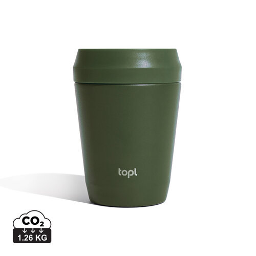 Topl Recycled Staal To Go beker gepatenteerd 360 Lid 235ml RBTGS8SA Topl Recycled Staal To Go beker gepatenteerd 360 Lid 235ml RBTGS8SA