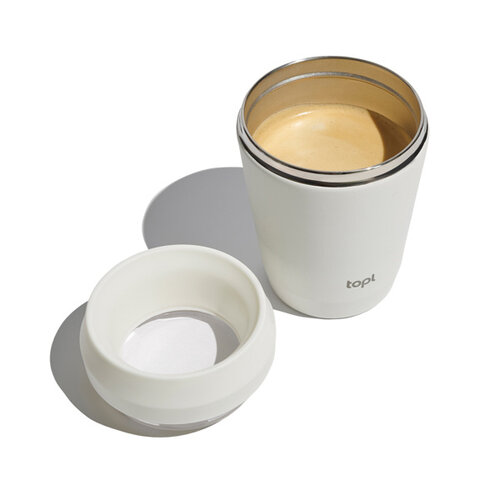 Topl Recycled Staal To Go beker gepatenteerd 360 Lid 235ml RBTGS8SA Topl Recycled Staal To Go beker gepatenteerd 360 Lid 235ml RBTGS8SA