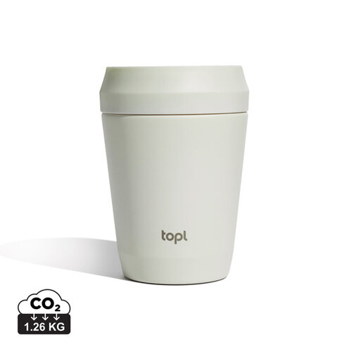 Topl Recycled Staal To Go beker gepatenteerd 360 Lid 235ml RBTGS8SA Topl Recycled Staal To Go beker gepatenteerd 360 Lid 235ml RBTGS8SA