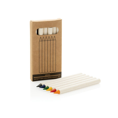 Micki GRS 6-delige set infinity kleurpotloden P611.3503 Micki GRS 6-delige set infinity kleurpotloden P611.3503