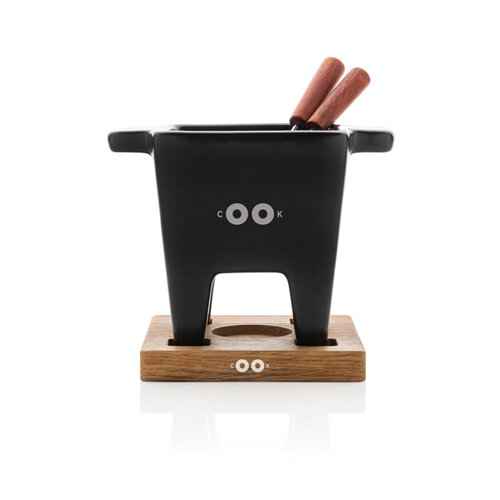 BOSKA Tapas Fondue Nero 300 ml RB85353 gegraveerd met logo