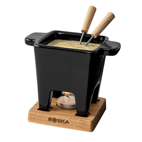 BOSKA Tapas Fondue Nero 300 ml RB85353 gegraveerd met logo