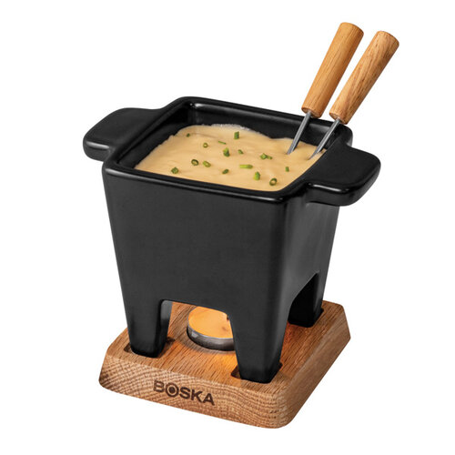 BOSKA Tapas Fondue Nero 300 ml RB85353 gegraveerd met logo