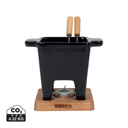 BOSKA Tapas Fondue Nero 300 ml RB85353 gegraveerd met logo