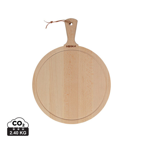 DéBlé BOSKA Serveerplank Rond Amigo L (RB35812) van hout met lasergravure