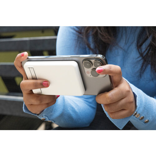 DeBle Zen Magnetische Bamboe Powerbank 5.000 mAh P322.90 bedrukken met logo