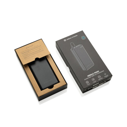 DeBle Urban Vitamin Menlo Park Powerbank 20.000 mAh 20 W P322.8801 bedrukken met logo