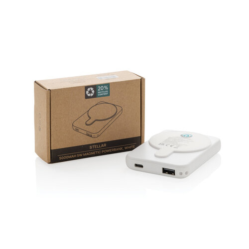 Stellar RCS rplastic 5000 mah 5W magnetische powerbank P322.5903