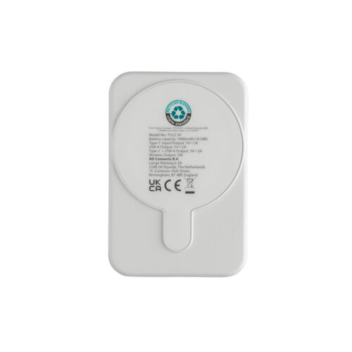 DeBle Stellar 5.000 mAh Magnetische Powerbank P322.59 bedrukken met logo