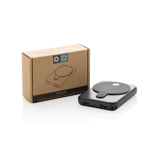 DeBle Stellar 5.000 mAh Magnetische Powerbank P322.59 bedrukken met logo