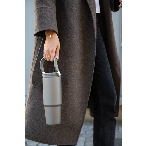 VINGA Eos Trek thermosfles 880 ml met logo bedrukken DeBle