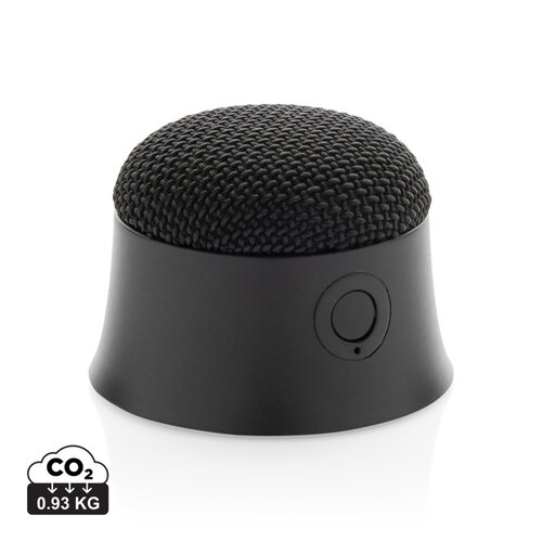Magtune magnetische 5W speaker gerecycled plastic P3310501 met logo bedrukken DeBle