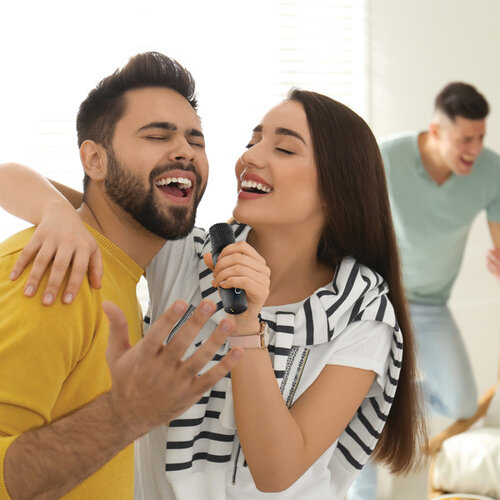 Singvibe karaokeset met 2 microfoons P3310601 met logo bedrukken DeBle