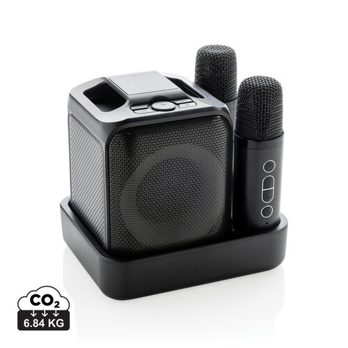 Singvibe karaokeset met 2 microfoons P3310601 met logo bedrukken DeBle