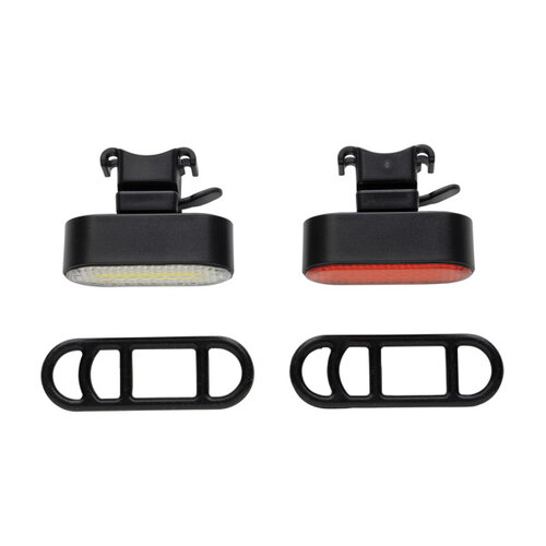 Auto & Fiets artikelen Lumino RCS rplastic USB-oplaadbare fietslamp set P513.8401