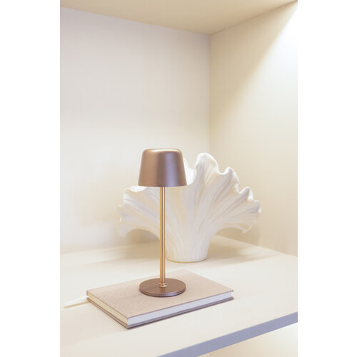 Zenic RCS gerecyclede USB oplaadbare tafellamp met 3 lichtstanden bedrukt DeBle