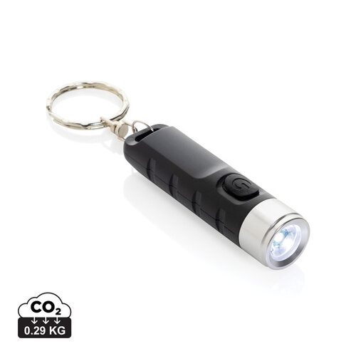 Globix RCS gerecycled plastic USB oplaadbare zaklamp P514.0201 Globix RCS gerecycled plastic USB oplaadbare zaklamp P514.0201