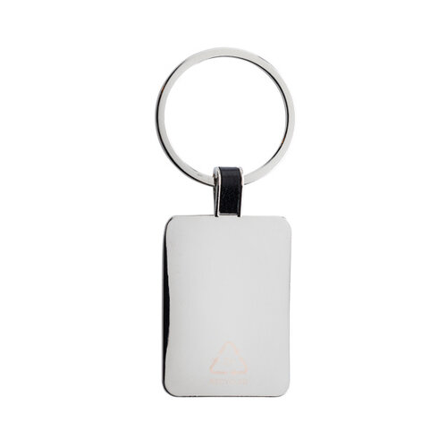 RCS rechthoekige sleutelhanger van gerecycled zinc alloy P191.6302 RCS rechthoekige sleutelhanger van gerecycled zinc alloy P191.6302