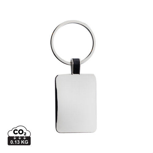 RCS rechthoekige sleutelhanger van gerecycled zinc alloy P191.6302 RCS rechthoekige sleutelhanger van gerecycled zinc alloy P191.6302