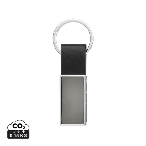 Luxe PU sleutelhanger RCS gerecycled zinc alloy P191.6401 Luxe PU sleutelhanger RCS gerecycled zinc alloy P191.6401