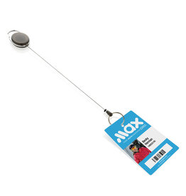 Roller clip sleutelhanger gemaakt van RCS gerecycled plastic P191.6501