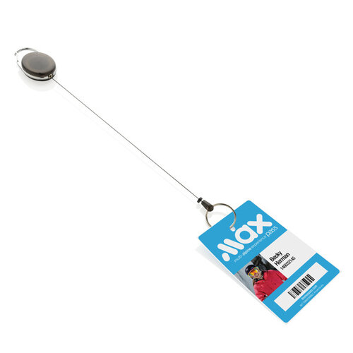 Roller clip sleutelhanger gemaakt van RCS gerecycled plastic P191.6501 Roller clip sleutelhanger gemaakt van RCS gerecycled plastic P191.6501