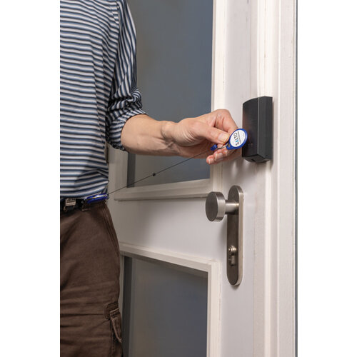 Roller clip sleutelhanger gemaakt van RCS gerecycled plastic P191.6501 Roller clip sleutelhanger gemaakt van RCS gerecycled plastic P191.6501