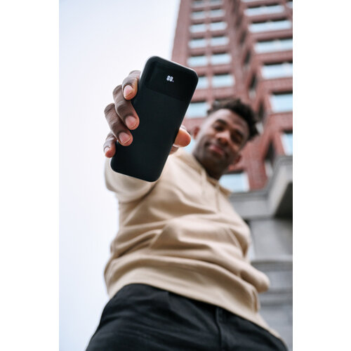 Turbopack RCS Recycled Plastic Powerbank 10.000 mAh met ingebouwde kabels – P322.5801