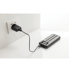 DeBle Turbopack 10.000 mAh Powerbank met kabels P322.5801 bedrukken met logo