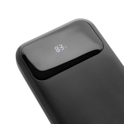 DeBle Turbopack 10.000 mAh Powerbank met kabels P322.5801 bedrukken met logo