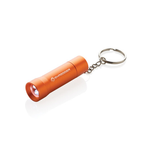 Flash RCS sleutelhanger zaklamp P514.04 bedrukt met logo