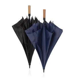 Tony AWARE RPET stormparaplu 30 inch P850.72 met acaciahouten handvat en logo