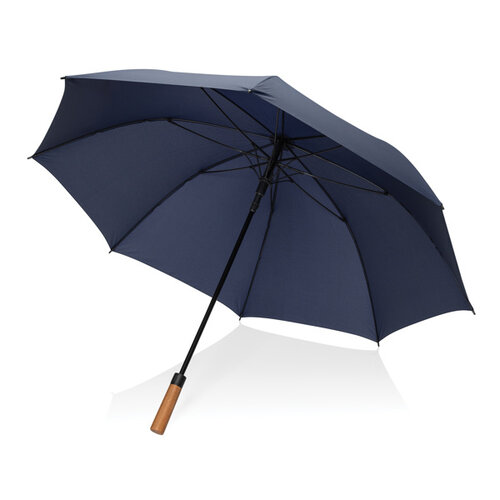Tony AWARE RPET stormparaplu 30 inch P850.72 met acaciahouten handvat en logo