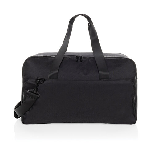 Swiss Peak AWARE™ RPET 15,6 inch laptop weekendtas bedrukt met bedrijfslogo