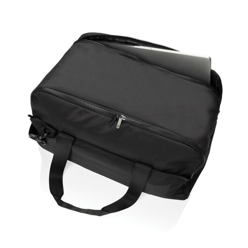 Swiss Peak AWARE™ RPET 15,6 inch laptop weekendtas bedrukt met bedrijfslogo