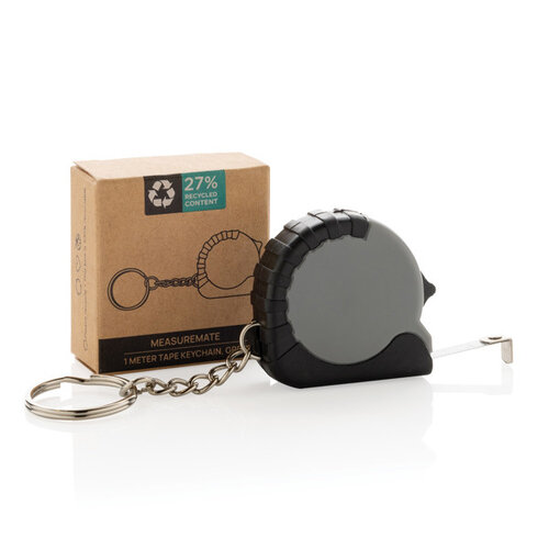 MeasureMate RCS rolmaat-sleutelhanger 1 meter P191.73 bedrukt met logo