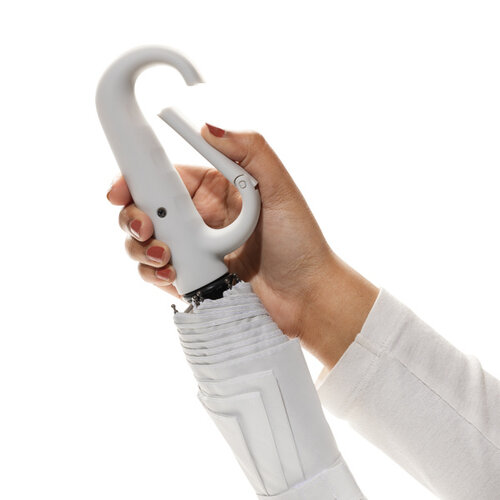 Yara AWARE RPET paraplu 21 inch P850.71 met karabijnhandvat en logo