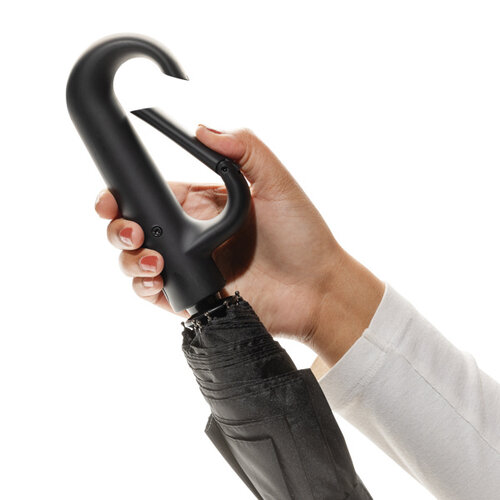 Yara AWARE RPET paraplu 21 inch P850.71 met karabijnhandvat en logo