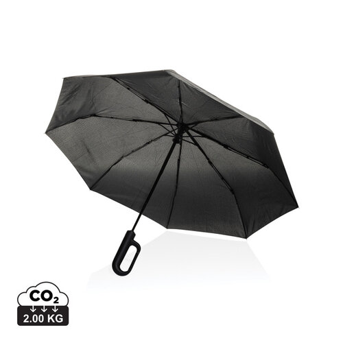 Yara AWARE RPET paraplu 21 inch P850.71 met karabijnhandvat en logo
