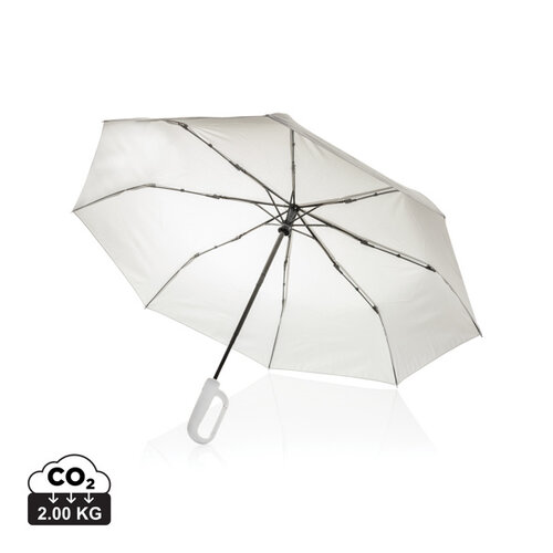 Yara AWARE RPET paraplu 21 inch P850.71 met karabijnhandvat en logo