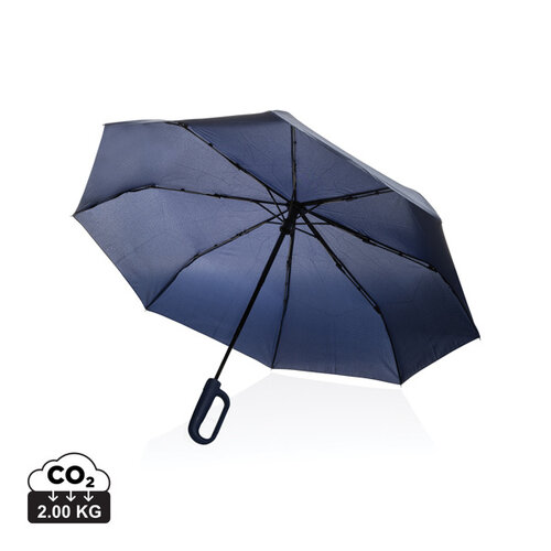 Yara AWARE RPET paraplu 21 inch P850.71 met karabijnhandvat en logo