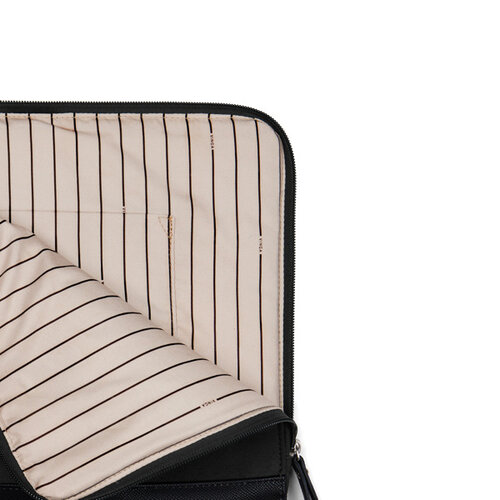 VINGA Marlow RCS 14 inch laptophoes van gerecycled polyester bedrukt met bedrijfslogo
