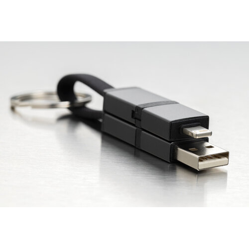 Terra gerecycled aluminium 4 in 1 60W snellaadkabel P302.7602 Terra gerecycled aluminium 4 in 1 60W snellaadkabel P302.7602