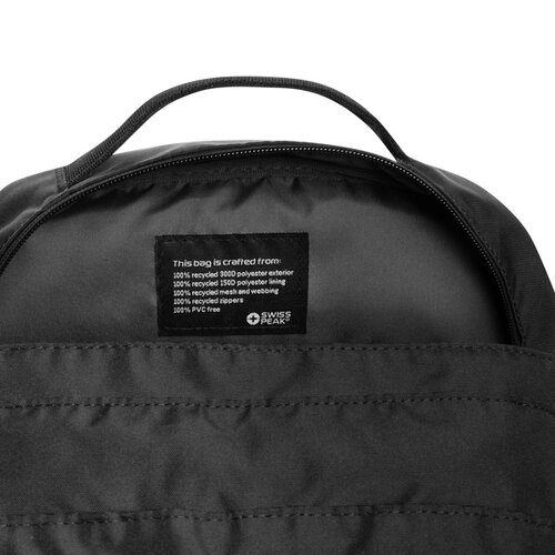 SP AWARE™ RPET Edin 15,6 inch laptoprugzak bedrukt met bedrijfslogo