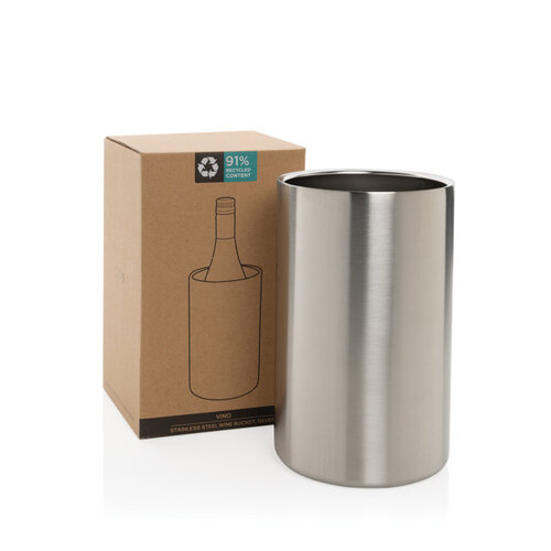 Vino RCS gerecyclede RVS wijnkoeler P915.02 voor een wijnfles