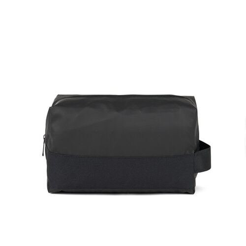 VINGA Livorno GRS recycled polyester toilettas V7030101 met logo bedrukken DeBle