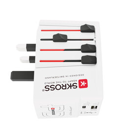 SKROSS MUV Wereldreisadapter 65W PD met USB C-kabel RB1.302976