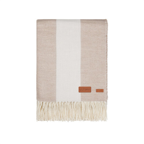 VINGA Tella Aware™ Polylana® deken V40404 met gegraveerde PU leren patch 130 x 170 cm