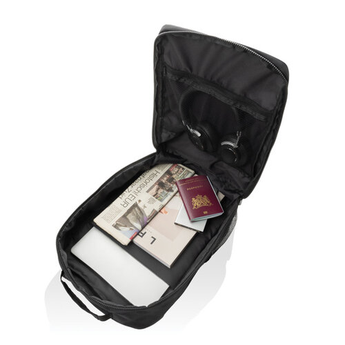 Swiss Peak AWARE™ RPET Essential 15,6 inch laptoprugzak bedrukt met bedrijfslogo